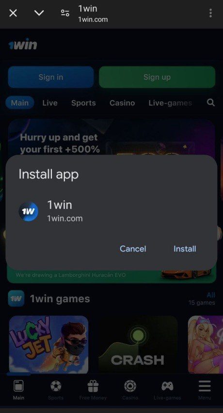 Select "add to home screen" and then download the file with the mobile version